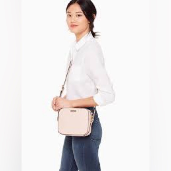 kate spade Handbags - Kate Spade Newbury Lane Cammie crossbody nude purse Saffiano leather dust bag